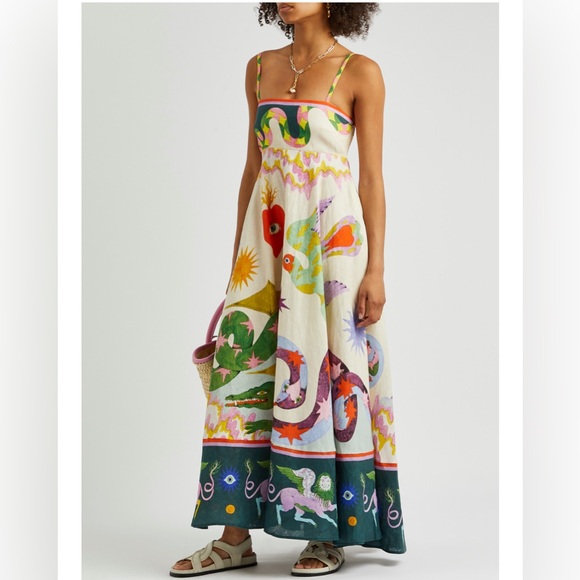 NWT Unique Dragon/Snake/Creature dress / iconic - Picture 4 of 4